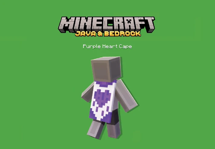 🔑 Cape code for 💜 Purple heart Bedrock&Java 🔁 0% LTC