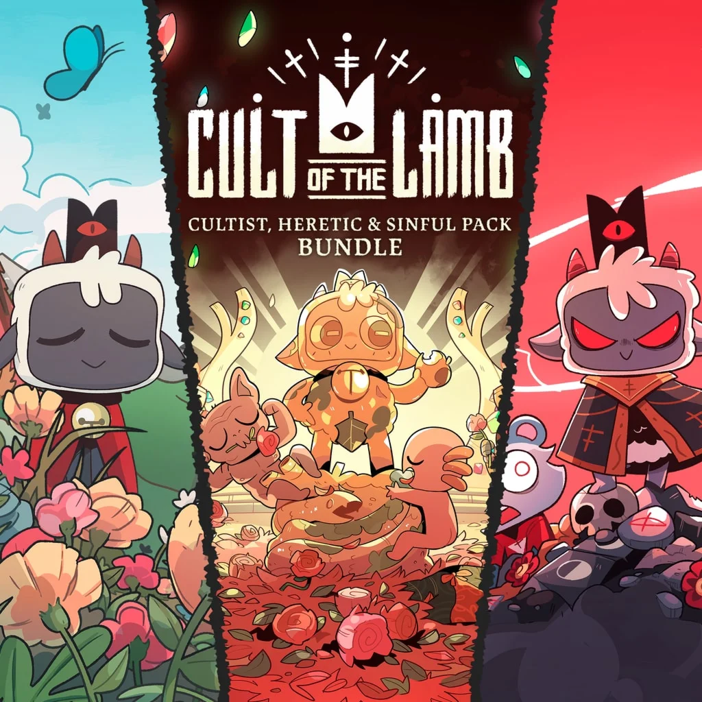 Cult of the Lamb Cultist Heretic and Sinful Pack Bundl