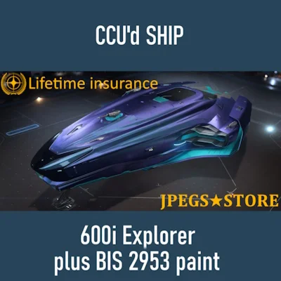600i Explorer plus BIS 2953 paint - LTI - CCU'd Ship