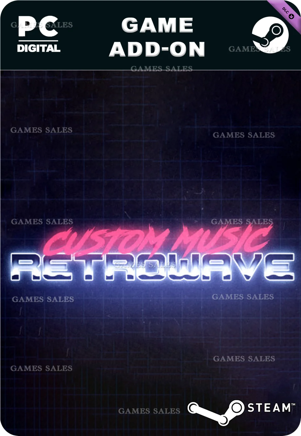 RETROWAVE - CUSTOM MUSICSTEAM GIFT????АВТОДОСТАВКА????