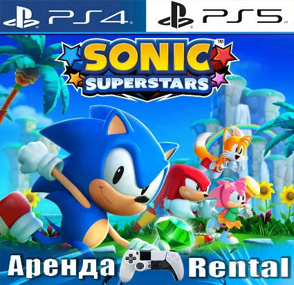 🎮 SONIC SUPERSTARS (PS4/PS5/RUS) Аренда 🌀