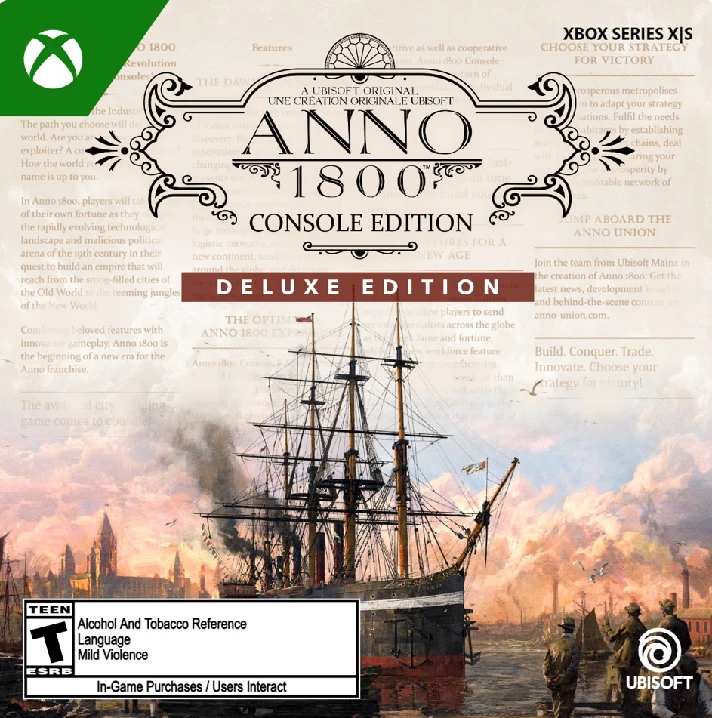 ✅ANNO 1800 CONSOLE EDITION - DELUXE🔥XBOX X|S🔑Key