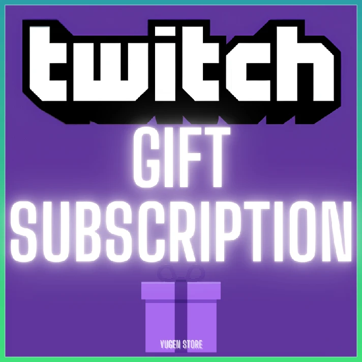 🟣TWITCH GIFT SUBSCRIPTION✅TWITCH SUB✅1-3-6-12 MONTHS🎁