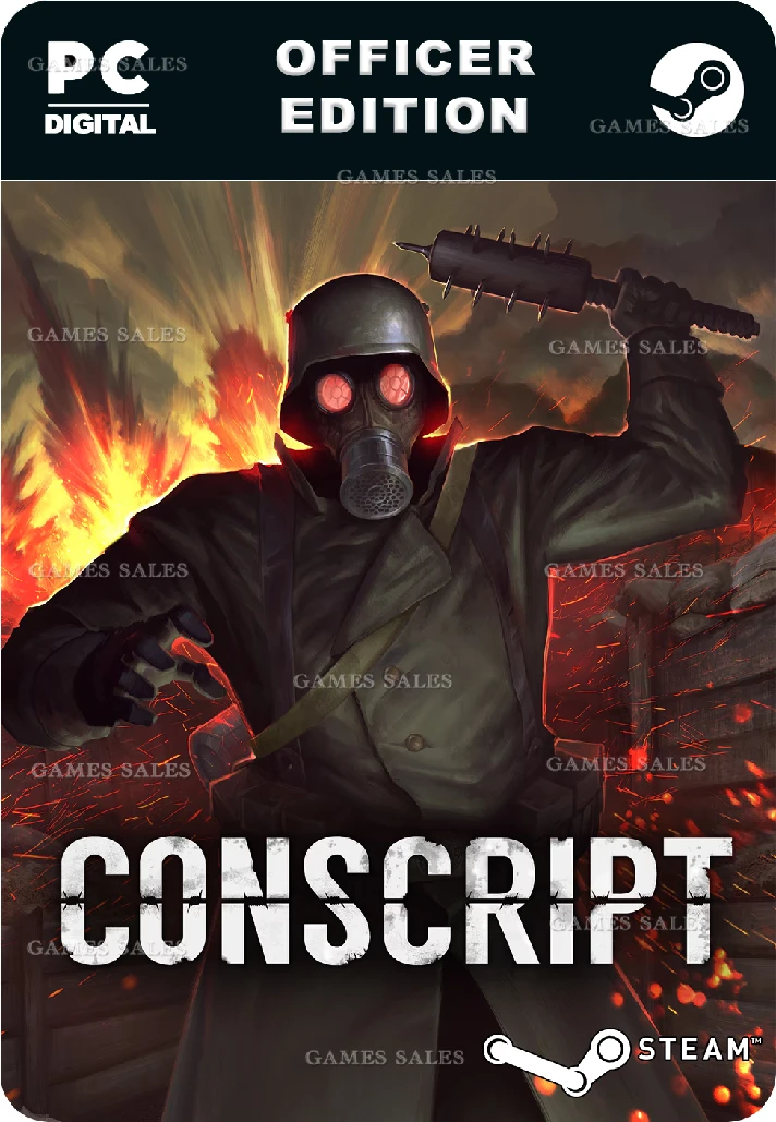 ✅💙CONSCRIPT - OFFICER EDITION💙STEAM GIFT🤖AUTO