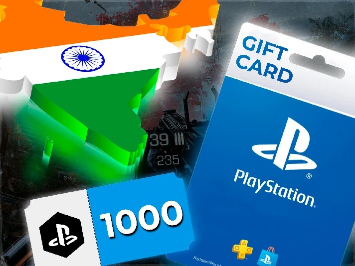 🕹 Playstation Network PSN🇮🇳 INDIA 1000 INR 💳0%