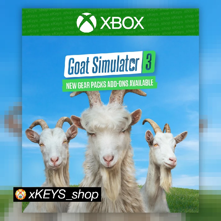 🐐Goat Simulator 3 (GAME) 🟩XBOX  SERIES S|X CODE KEY🔑