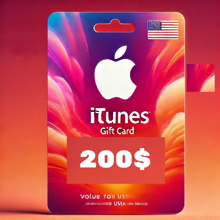 ✅ iTunes Gift Card  🚀 200$ USA  🇺🇸   PRICE  🥵🔥