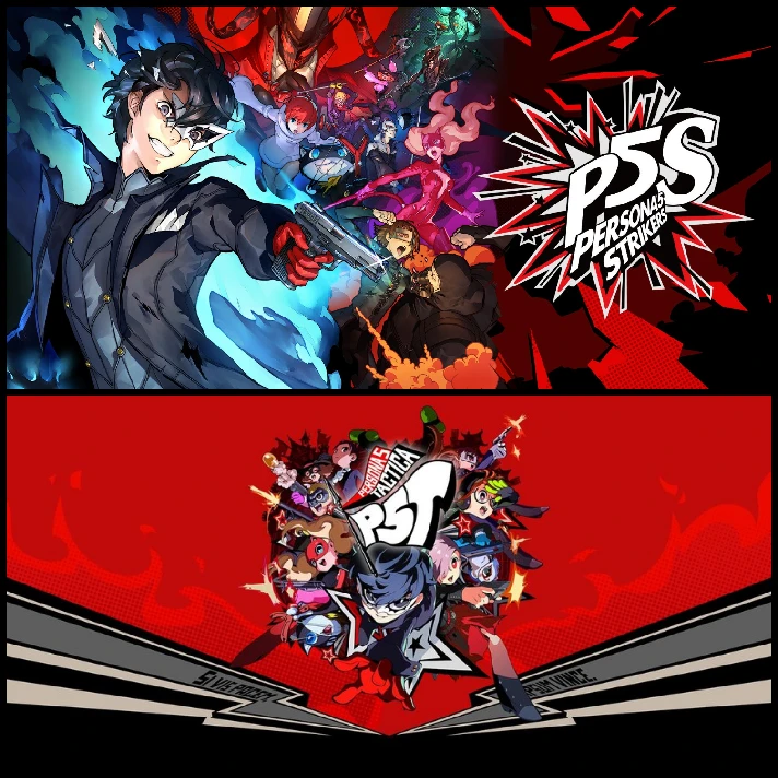 Persona 5 Strikers. Deluxe + Persona 5 Tactica Deluxe🎮