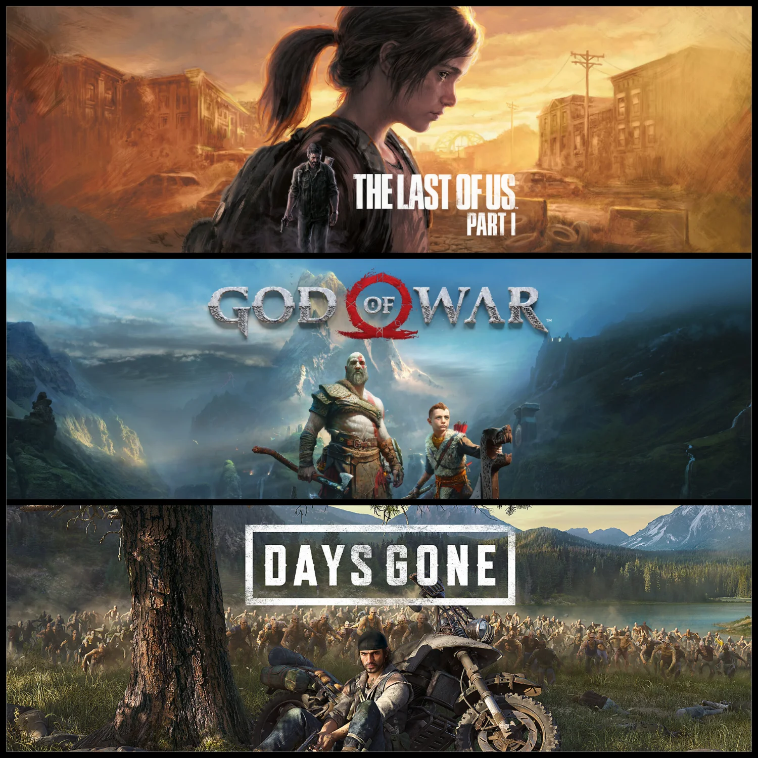 The Last of Us Part IDays GoneGod of War  OFFLINE