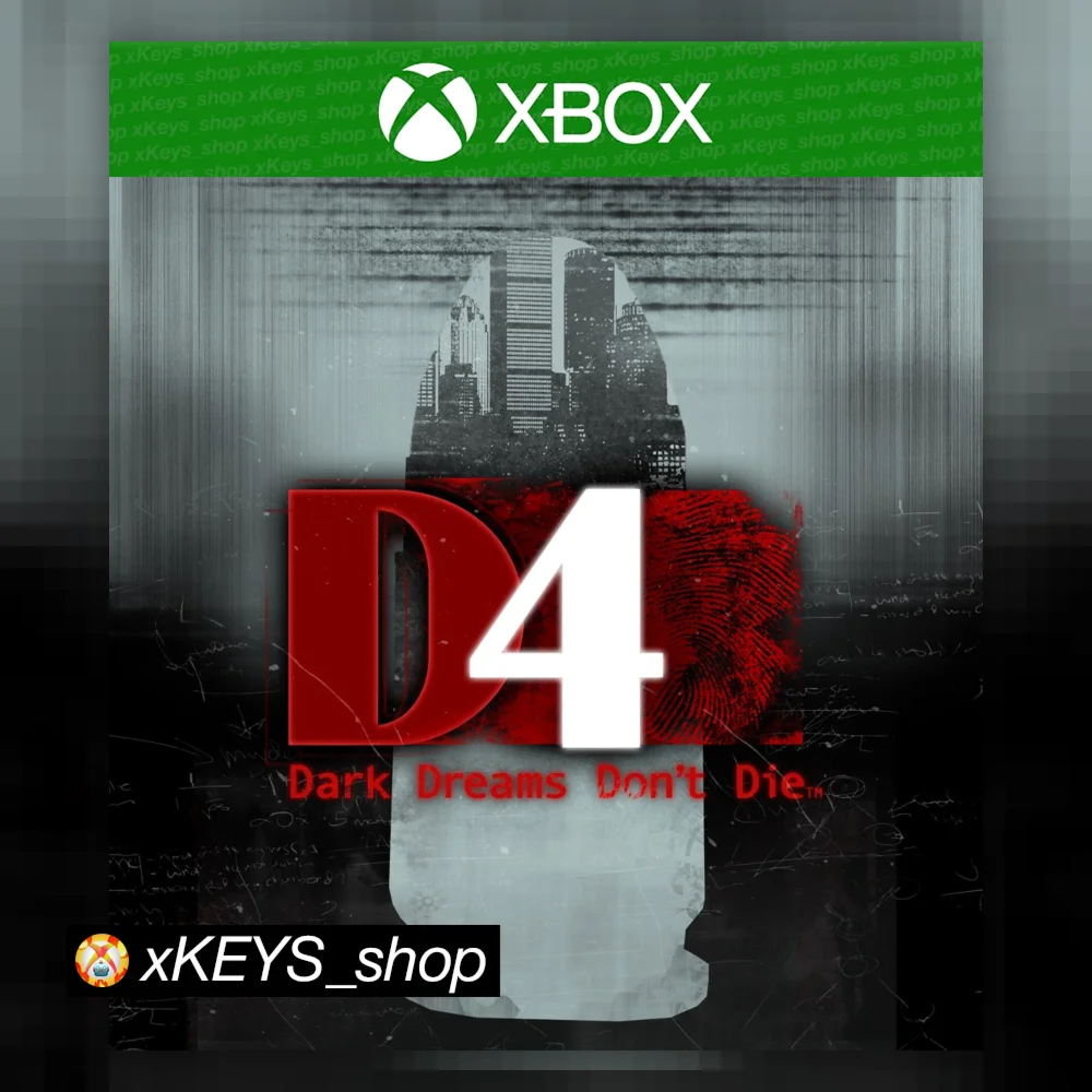 ️‍️ D4: Dark Dreams Don't Die  XBOX КОД КЛЮЧ
