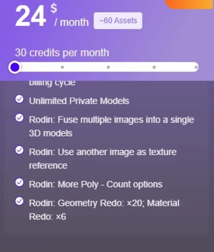 🐼 Rodin AI ✅ Подписка Creator на 7 дней ✅
