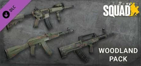 Squad Weapon Skins - Woodland Camo Pack DLC * STEAM