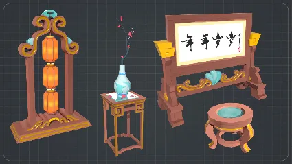 PixARK - Jade Elegance: A Theatrical Odyssey in the Eas