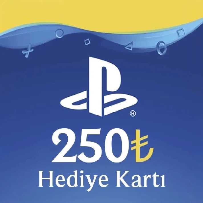 TURKEY (🇹🇷)🔴PlayStation 250 TL (LIRA)🔑Recharge CODE