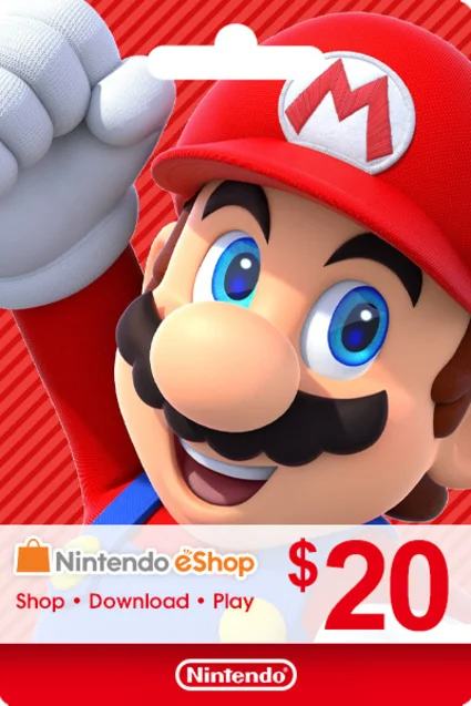 🍄 Карта пополнения Nintendo eShop 20$ USA США 🍄