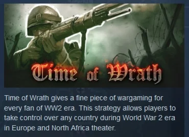 World War 2: Time of Wrath STEAM KEY REGION FREE GLOBAL