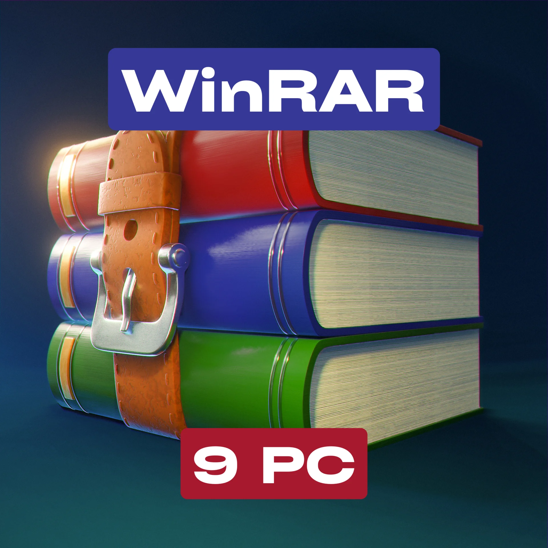 WinRAR Лицензия на 9 ПК — Файл активации