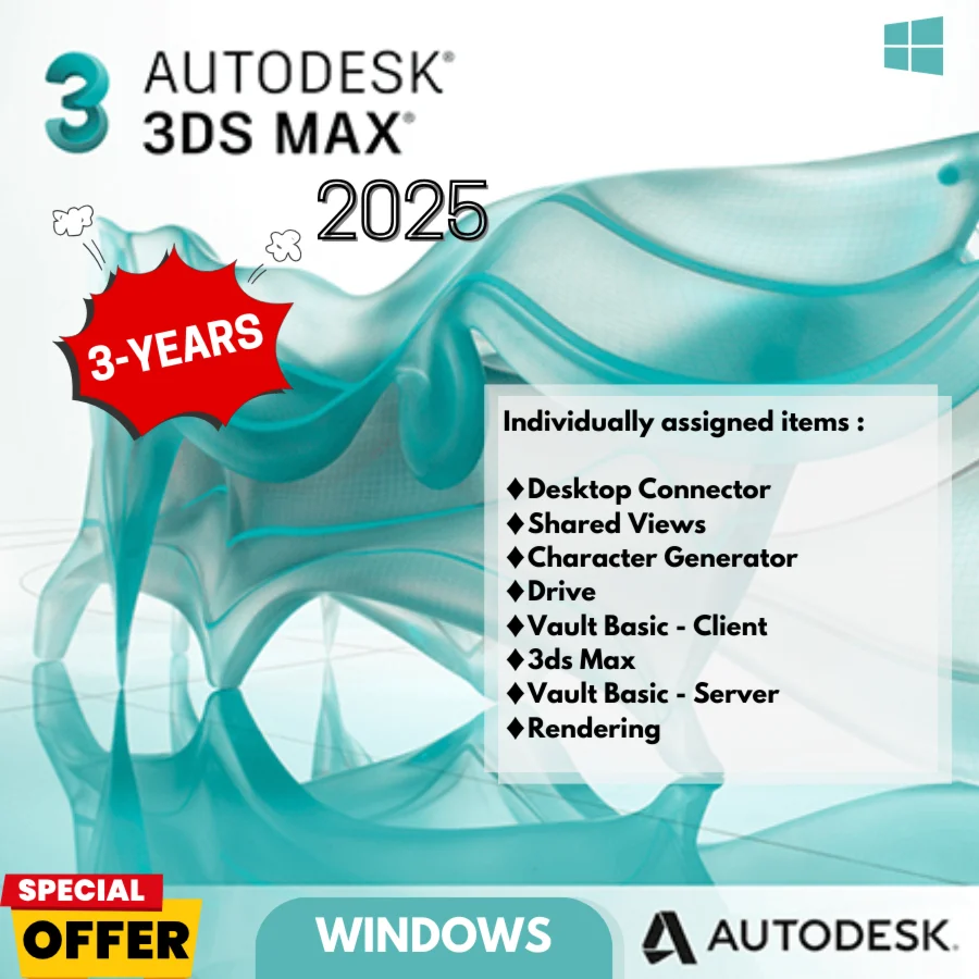 3 года| Autodesk 3ds Max 2025 для Windows 
