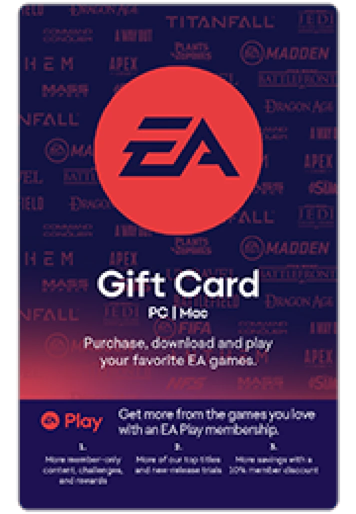 🇺🇸EA Game Cash Card 15 USD - 25 USD (USA)