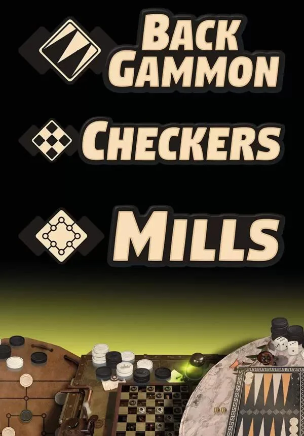 Backgammon + Checkers + Mills КЛЮЧ STEAM ВСЕ СТРАНЫ