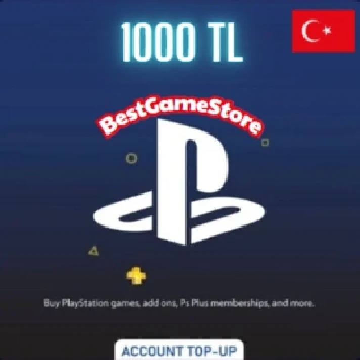 💎1000 TRY (TL) PSN balance in Turkey💎