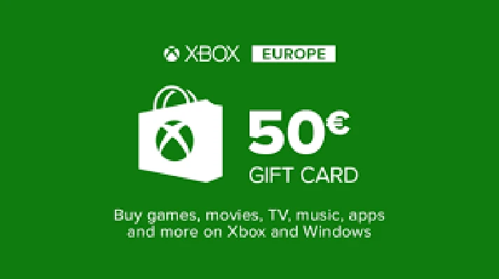 Xbox Live Gift Card EUR EU €50