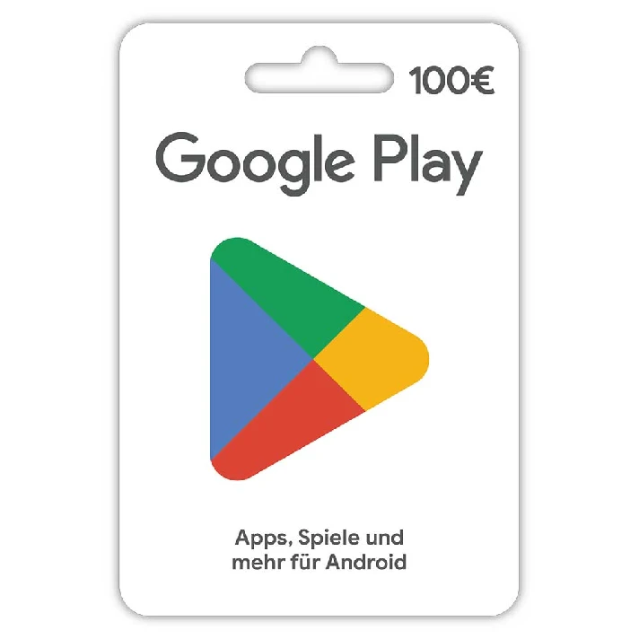 Google Play Gift Card EUR €100