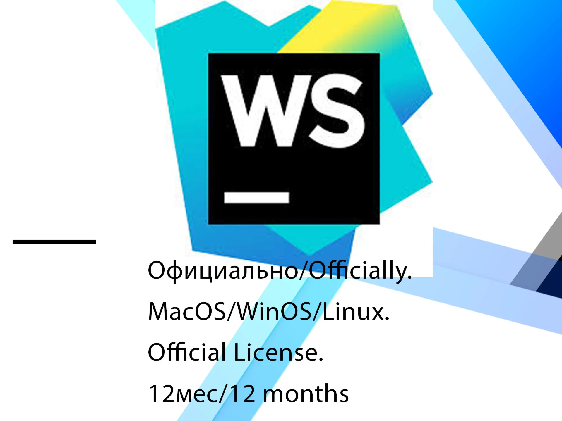 WebsStorm EDU JetBrains 1/3 месяца