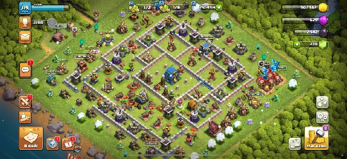 Clash Of Clans 12 TX, BH 7, 43/56/31/20/0, Description