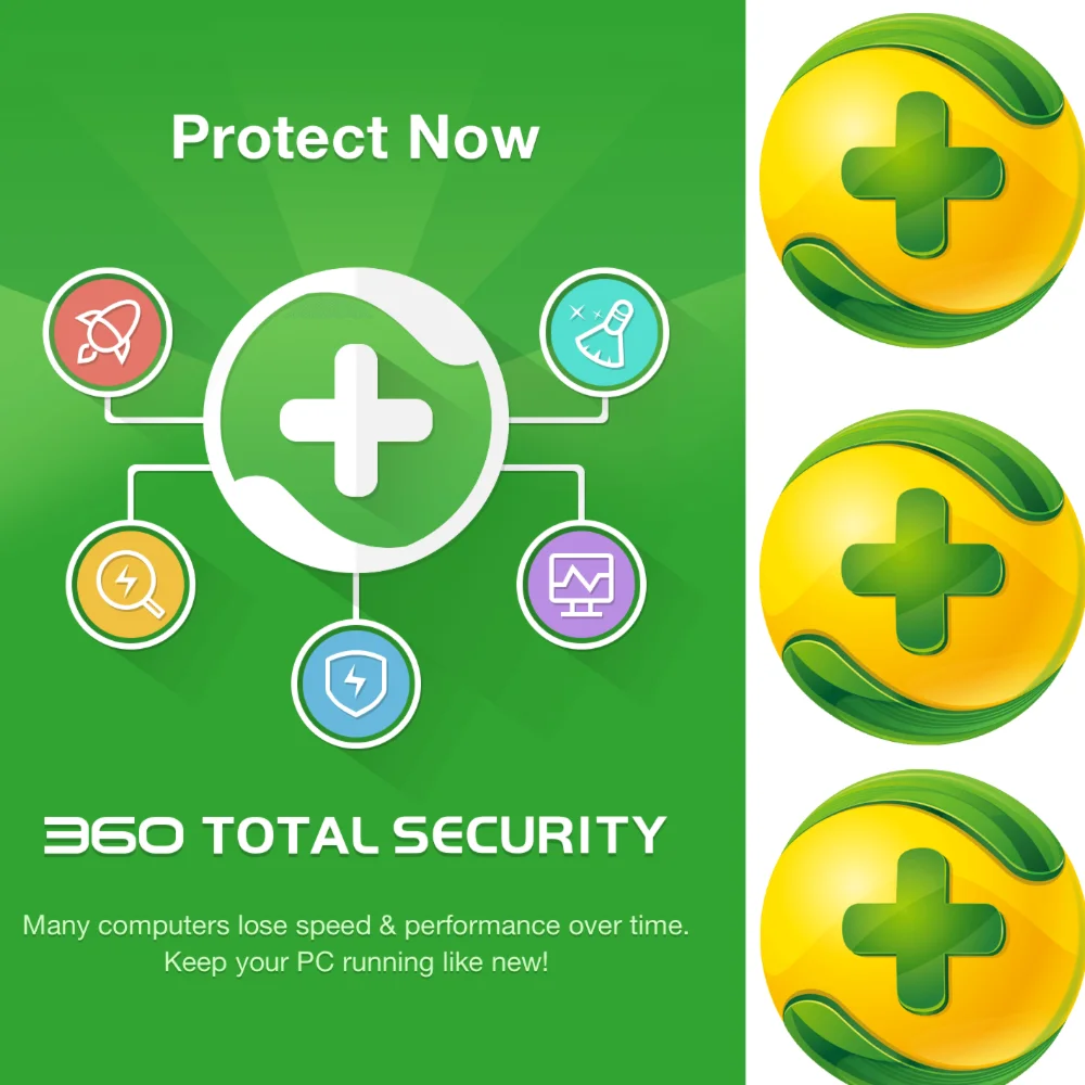 360 Total Security Premium  1 год / 3 ПК  Global