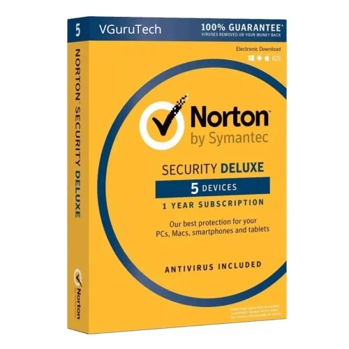 Norton Security Deluxe (90 дней) 5 устройств  Global