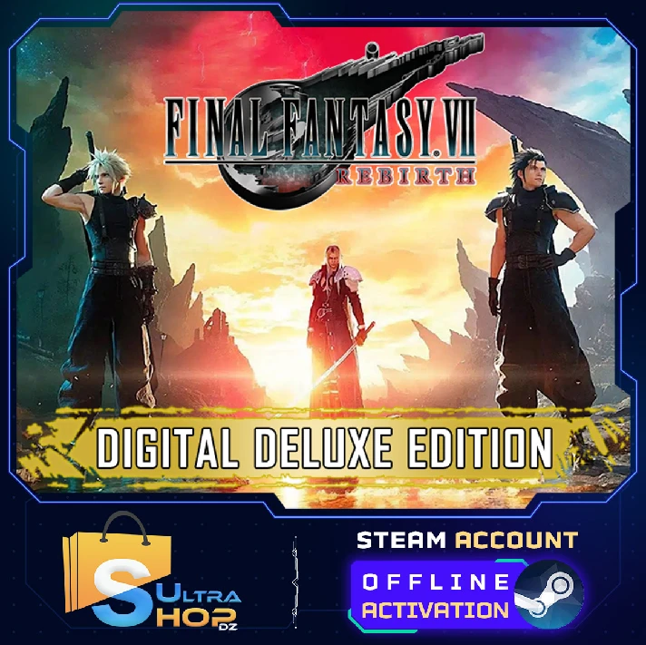 ⚡FINAL FANTASY VII REBIRTH Digital Deluxe Edition Steam