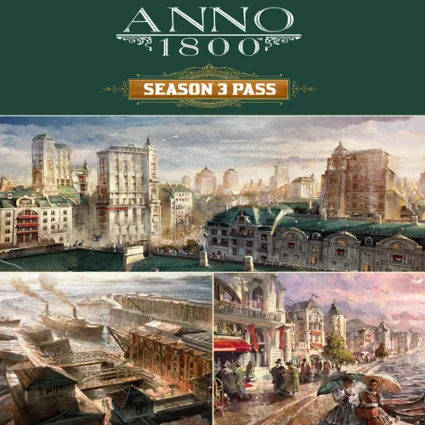 🔴 Anno 1800™ Season 3 Pass ✅ EGS DLC 🔴 (PC)