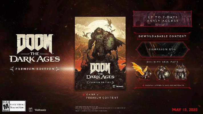 🎁DOOM: The Dark Ages - Premium Edition🌍ROW✅AUTO