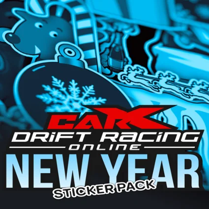 🔴 CarX Drift Racing Online - New Year Sticker Pack ✅ E