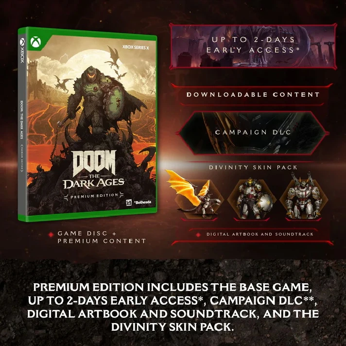 ✅ DOOM: The Dark Ages Premium Edition XBOX X|S PC Key🔑