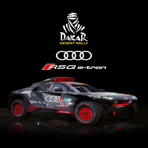  Dakar Desert Rally - Audi RS Q e-tron Hybrid Car  E