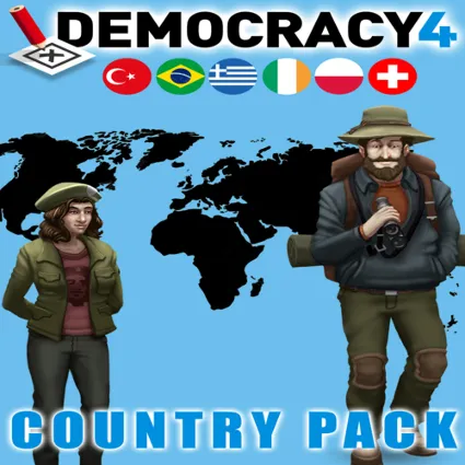 🔴 Democracy 4 - Country Pack ✅ EGS DLC 🔴 (PC)