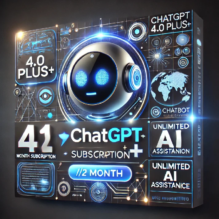 ChatGPT 4.0 PLUS+ | 1-Month Subscription Shared 7 USERS