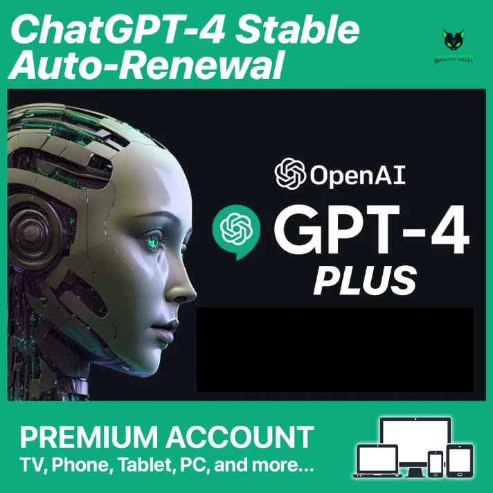 ChatGPT 4 Plus - 30 Days Joint Account (5 USERS)