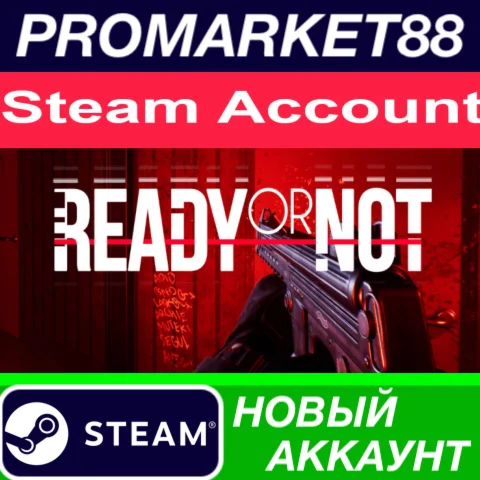  Ready Or Not Steam АККАУНТ НОВЫЙ +ПОЧТА