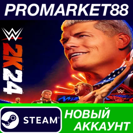 ✅ WWE 2K24 Steam АККАУНТ НОВЫЙ +ПОЧТА 🟢