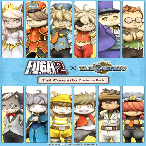  Fuga: Melodies of Steel 2 - Tail Concerto Costume Pa