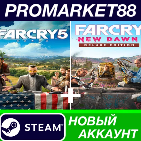  Far Cry 5 + Far Cry New Dawn Deluxe Edition Bundle St