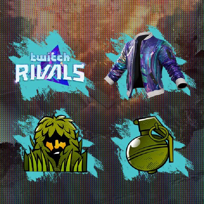 🟣PUBG: Twitch OG Bomber Jacket 2025, 3 Sprays, 4 ITEMS