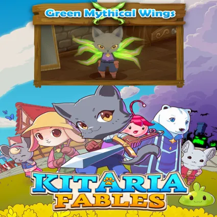 🔴 Green Mythical Wings ✅ EGS DLC 🔴 (PC)