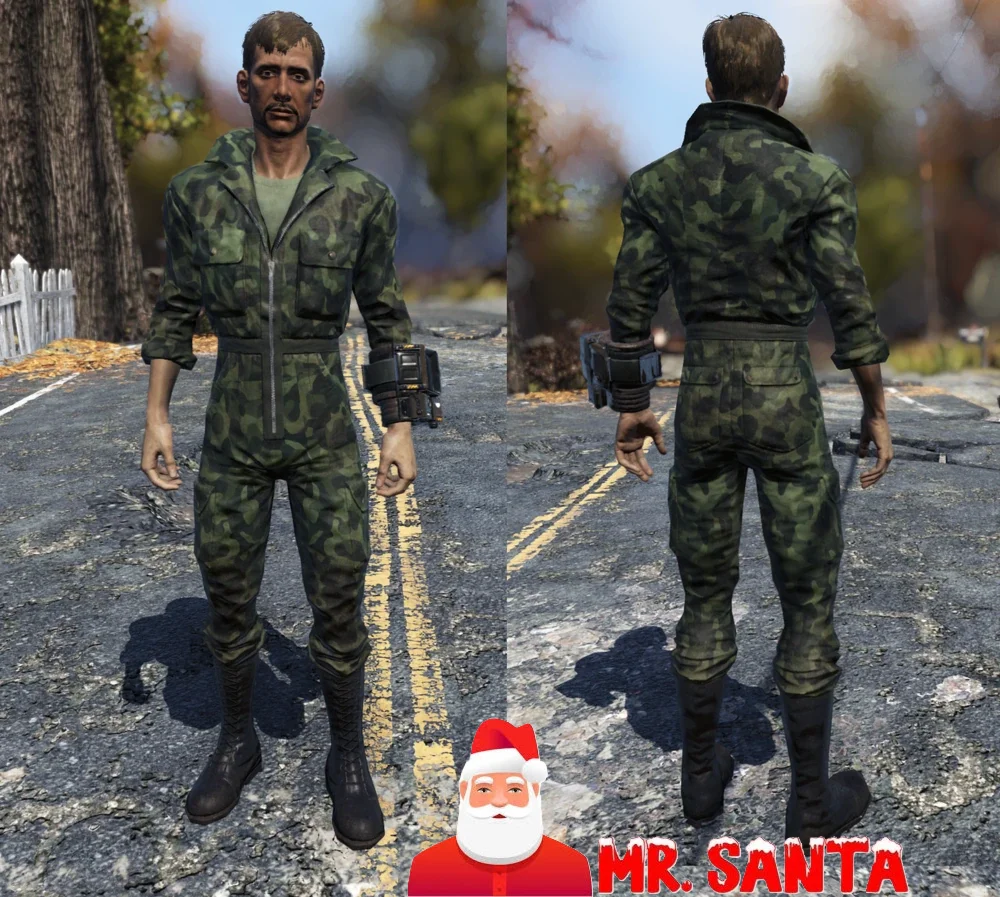 Лесной Камуфляжный Комбинезон | Fallout 76