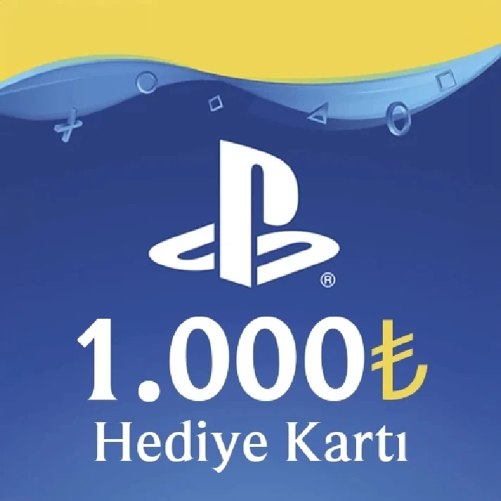 TURKEY🔴PlayStation 1000 TL (LIRA)🔑Recharge CODE