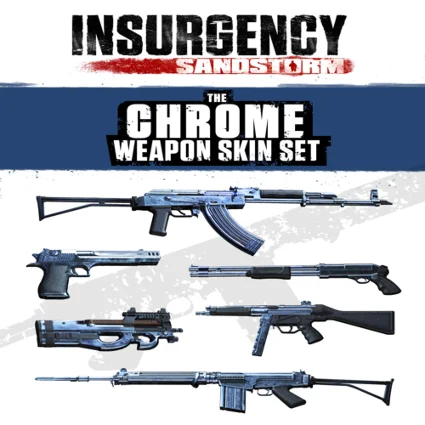 🔴 Insurgency: Sandstorm - Chrome Weapon Skin Set ✅ EGS