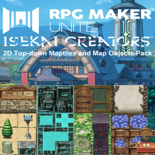  ISEKAI CREATORS 2D Top-down Maptiles and Map Objects